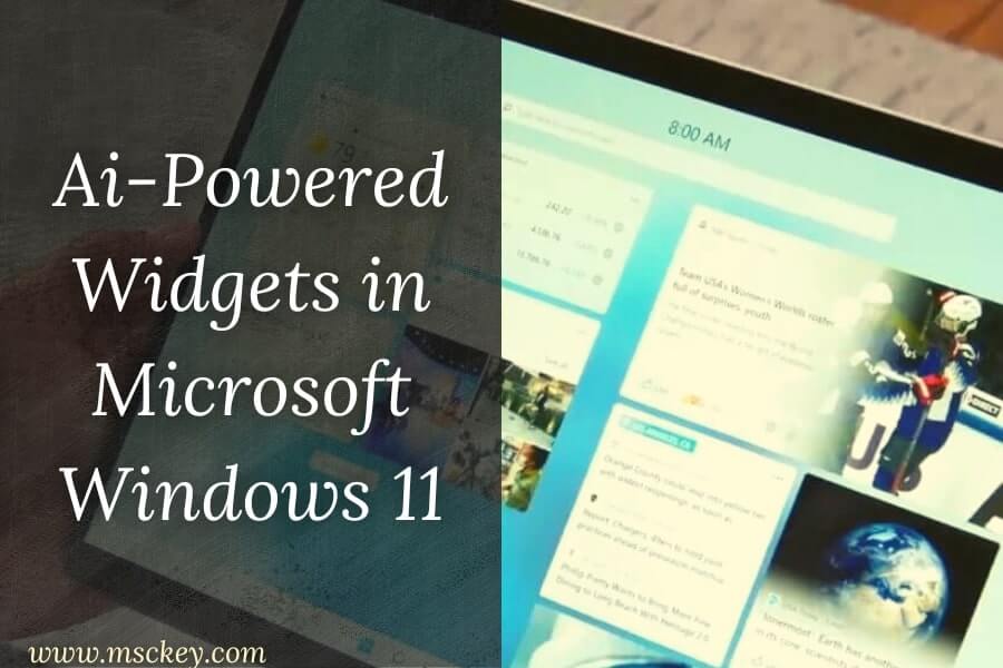 Ai-Powered Widgets in Windows 11