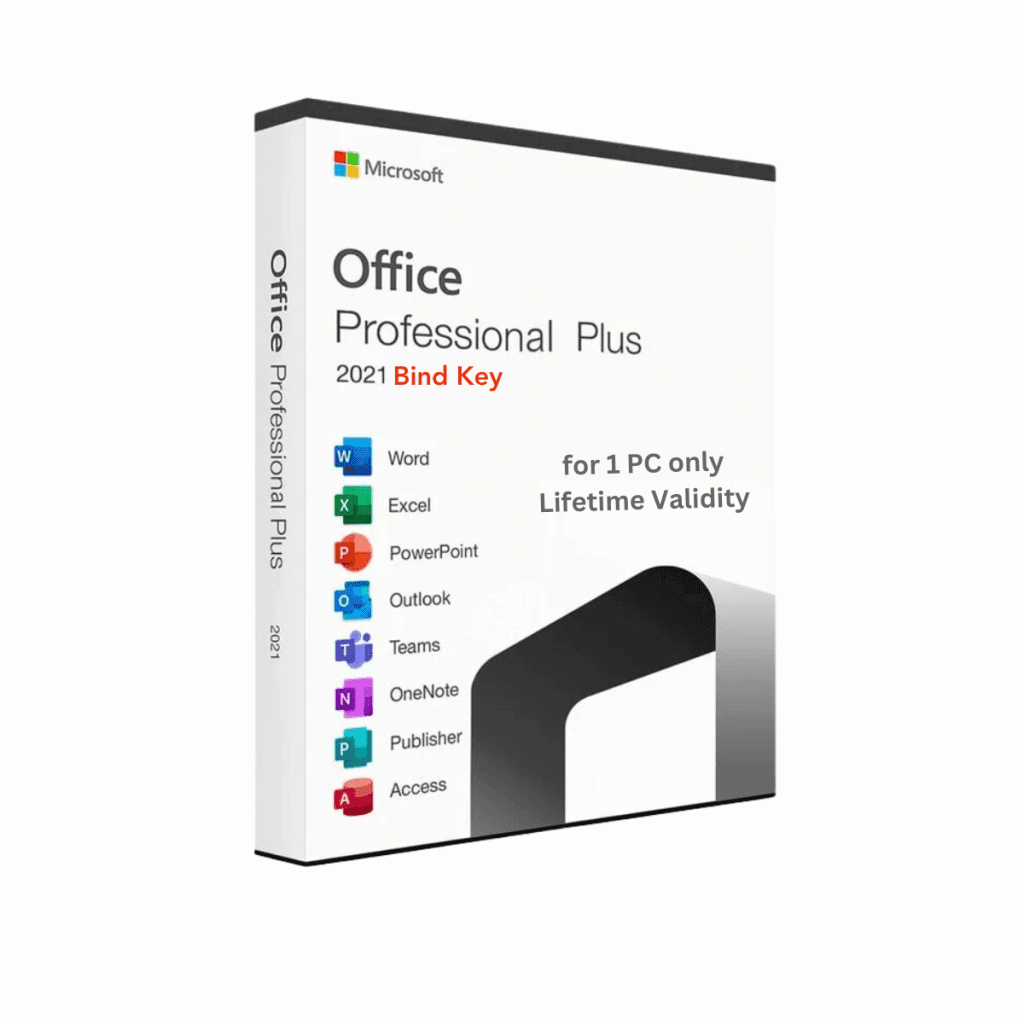 Office 2021 pro plus bind key