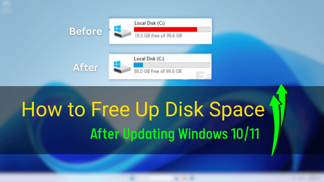 How to Free Up Disk Space Windows 10 or 11