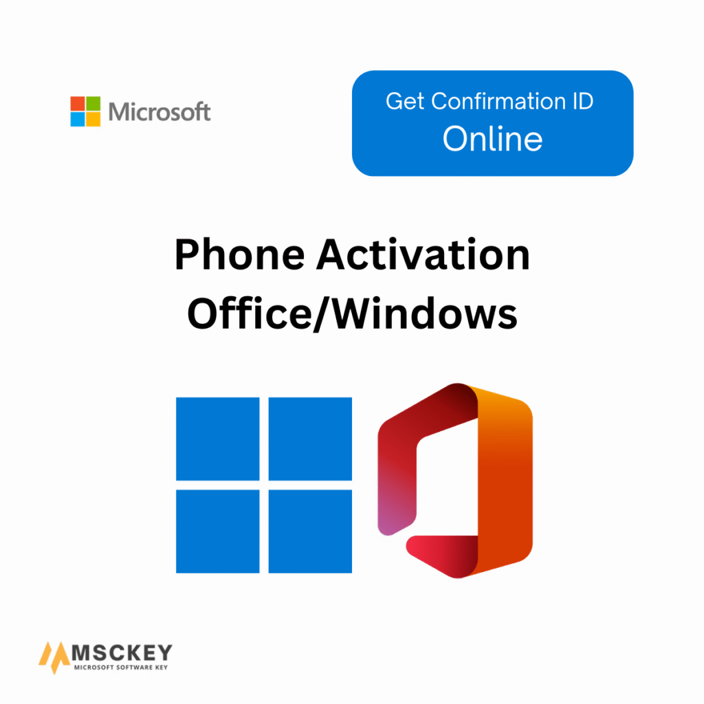 get your confirmation id cid for office or windows phone activation