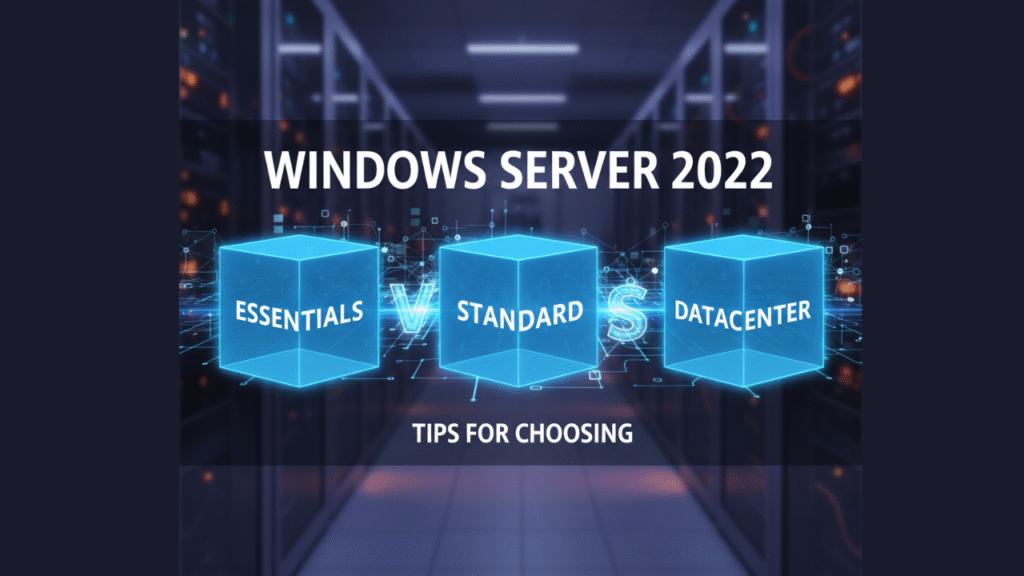 Windows Server 2022 Essentials vs Standard vs Datacenter
